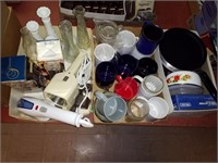 Free boxes miscellaneous kitchen items vases and