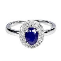 Natural Royal Blue Sapphire Ring