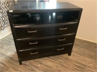 Black cabinet - wood- sizes in pics