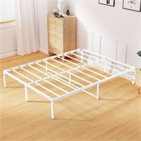 N4525  Lusimo White Bed Frame Queen Size