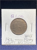 1926 half penny Great Britain