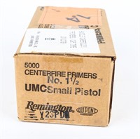 Reloading 5000 Small Pistol Primers No 1 ½ Rem UMC