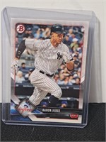 2018 Bowman Aaron Judge Yankees Baseball Card