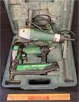 BRAD NAILER AND ANGLE GRINDER WITH CASE
