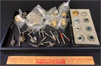 ASSORTED LOT OF ROUTER BITS - VARIOUS CUTS