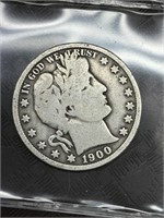 1900 Barber Half -90% Silver Bullion Coin