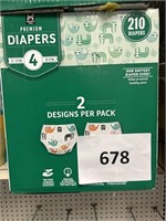 MM 210 diapers size 4