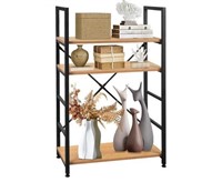 3 Tier 36.5 Inch Adjustable Tall Bookcase