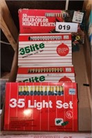 3 BOXES 35 LITE MIDGET LIGHTS