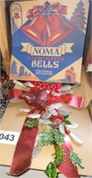 VTG. CHRISTMAS- TRAINS- GLASS- COLLECTIBLES
