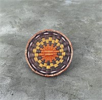 Miniature Hopi Indian First Mesa Basket