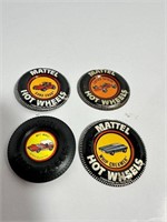 1969-70 Mattel Red Line Hot Wheels Pinbacks Badges