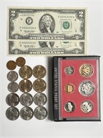 1892 United States Proof Set, $2 Bills, Sacagawea