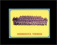1963 Topps #109 Minnesota Vikings TC VG to VG-EX+