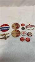 Pins. TWA, Nixon, etc