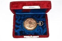 Antique Ornate Waltham Gold Plated Pocket Watch