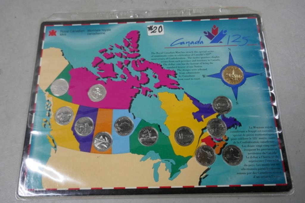 Canada 125 Coin Set