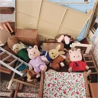 Vintage Calico Critters - House , Furniture  &