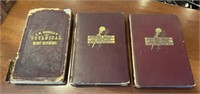 3 Antique Medical Books