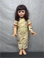 Large plastic Doll with brown hair
