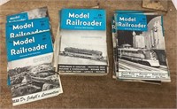 1945,46,47 Model Railroader magazines