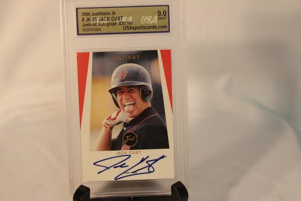 A Graded Autographed Baseball Card