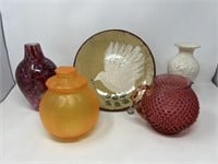 Shelf Lot of Assorted Glassware