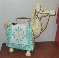 Crazy Looking 13" metal horse watering can