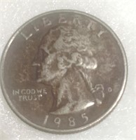 1985 D Quarter