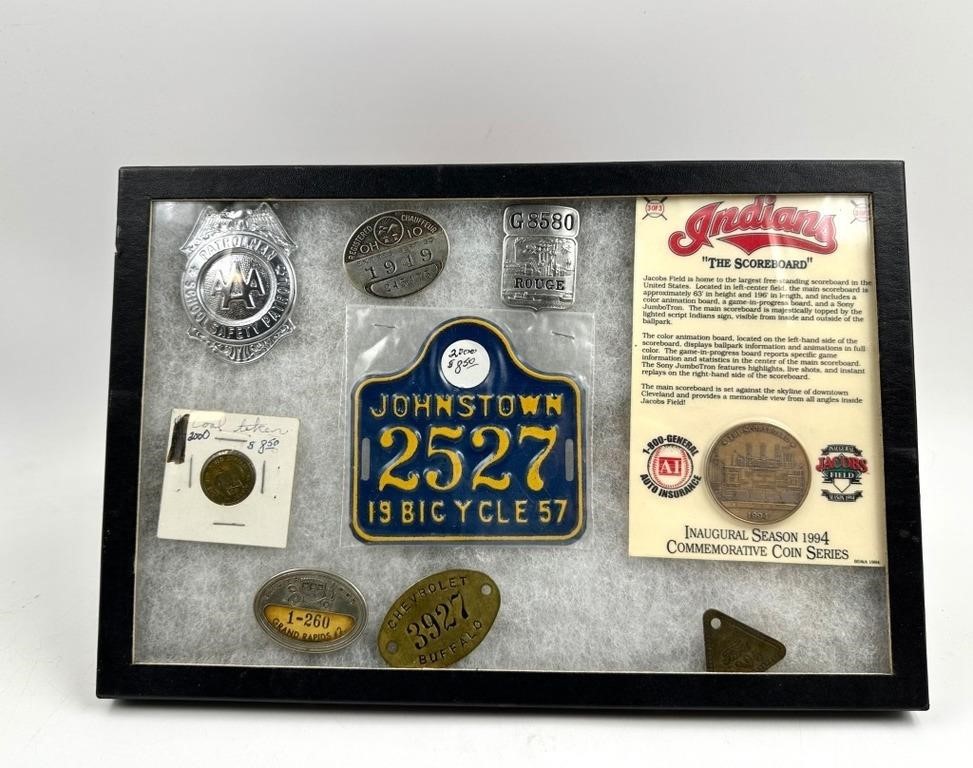 Collection of Pins and Tokens