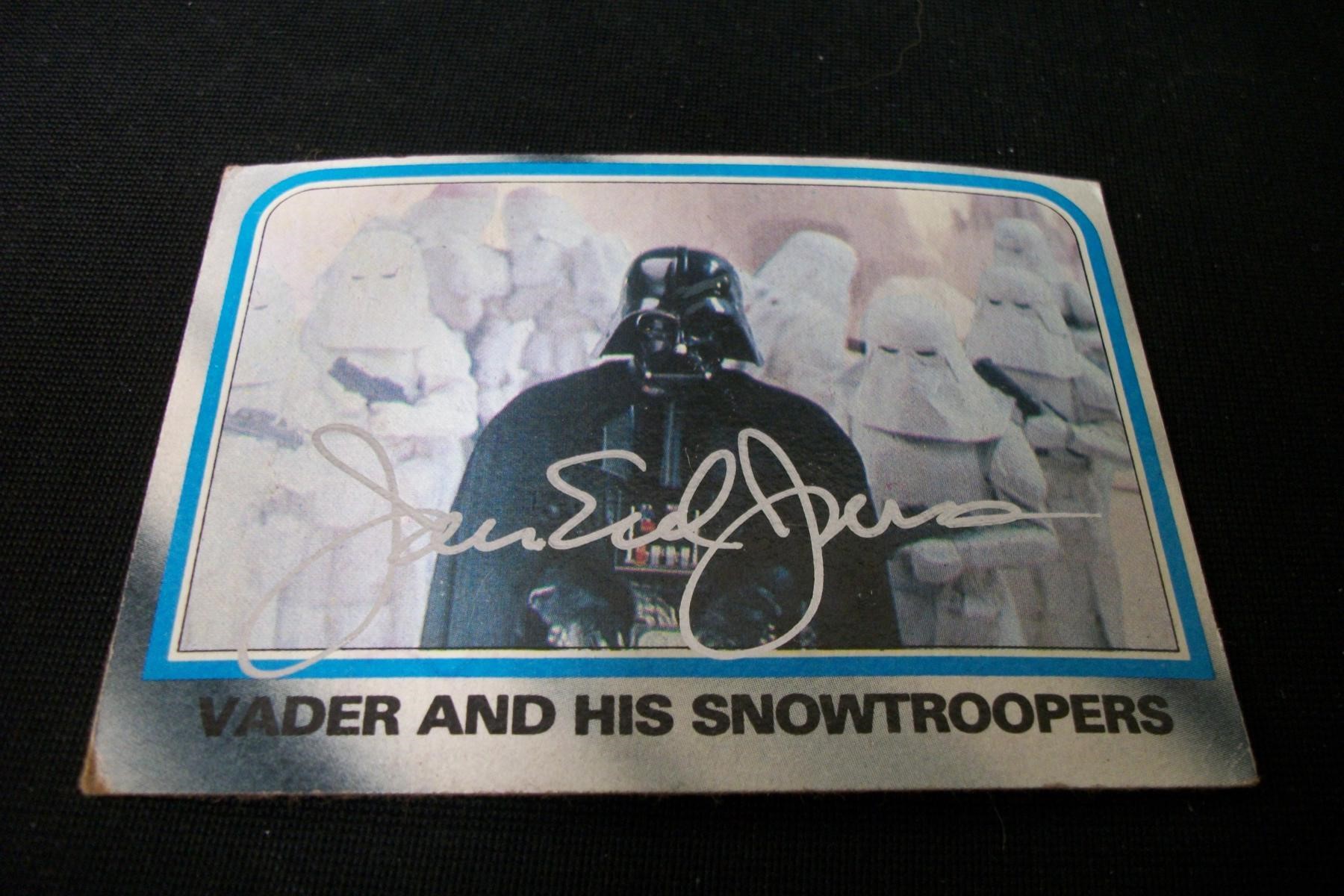 1980 STAR WARS JAMES EARL JONES AUTOGRAPH