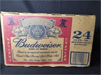 Vintage Beer Case with 20 various Bottles