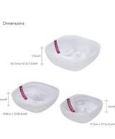 Sealed 3pcs Bowl White Cereal Bowls of Suanti