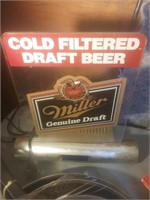 Miller Genuine Draft cold filtered draft beer
