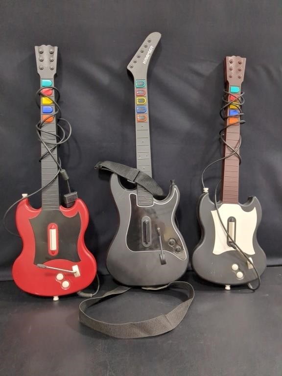 Guitar Hero Wireless guitar,2  Redoctane wired