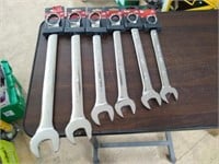 6pc Ace SAE combination wrenches