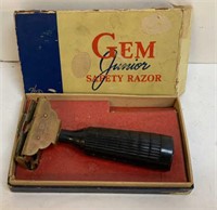 Vintage Gem Junior Safety Razor in Box