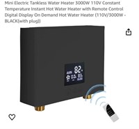 Mini Electric Tankless Water Heater 3000W