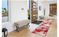 Abstract Design Hallway Runner Rug - 31"x19'