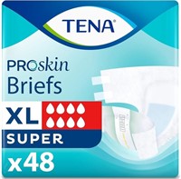 $50 TENA Incontinence Adult Diapers, XL 48 ct