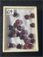 Rare 2 Carat 20 Total Garnet Gemstones Tested