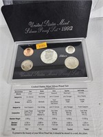 U.S. mint silver proof set 1992