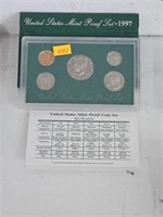 U.S. mint proof set 1997