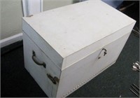 Large Vtg Carpenter's Box w/Asst Tools 32"x18"x21"