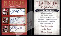 TTagovailoa MJones BYoung Platinum Cuts facsimile