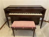 Aerosonic Upright Piano & Bench