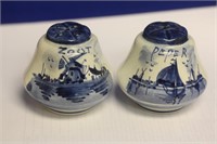 Vintage Holland Delft Salt and Pepper Shakers