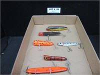 6 Hand painted fishing lures