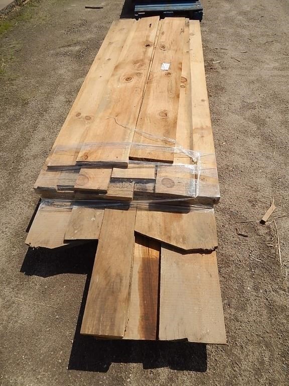 Pallet of rough cut boards; approx. 23; 8', 10',11
