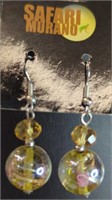 Safari Murano glass earrings